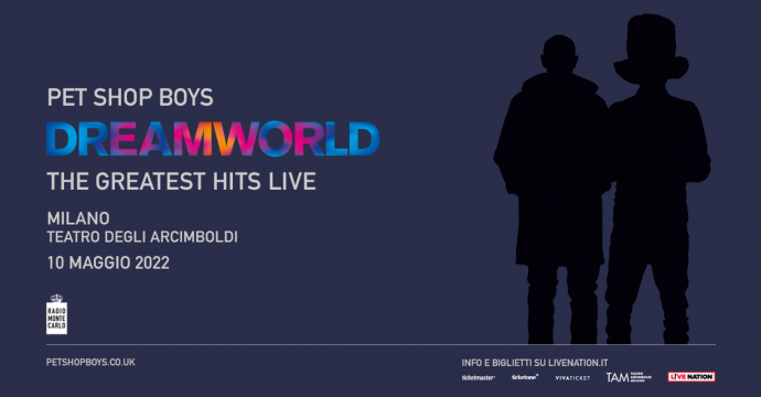 Pet Shop Boys: il tour mondiale parte da Milano - 10 Maggio 2022 al Teatro Degli Arcimboldi.
